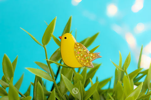 Canary Pin Brooch