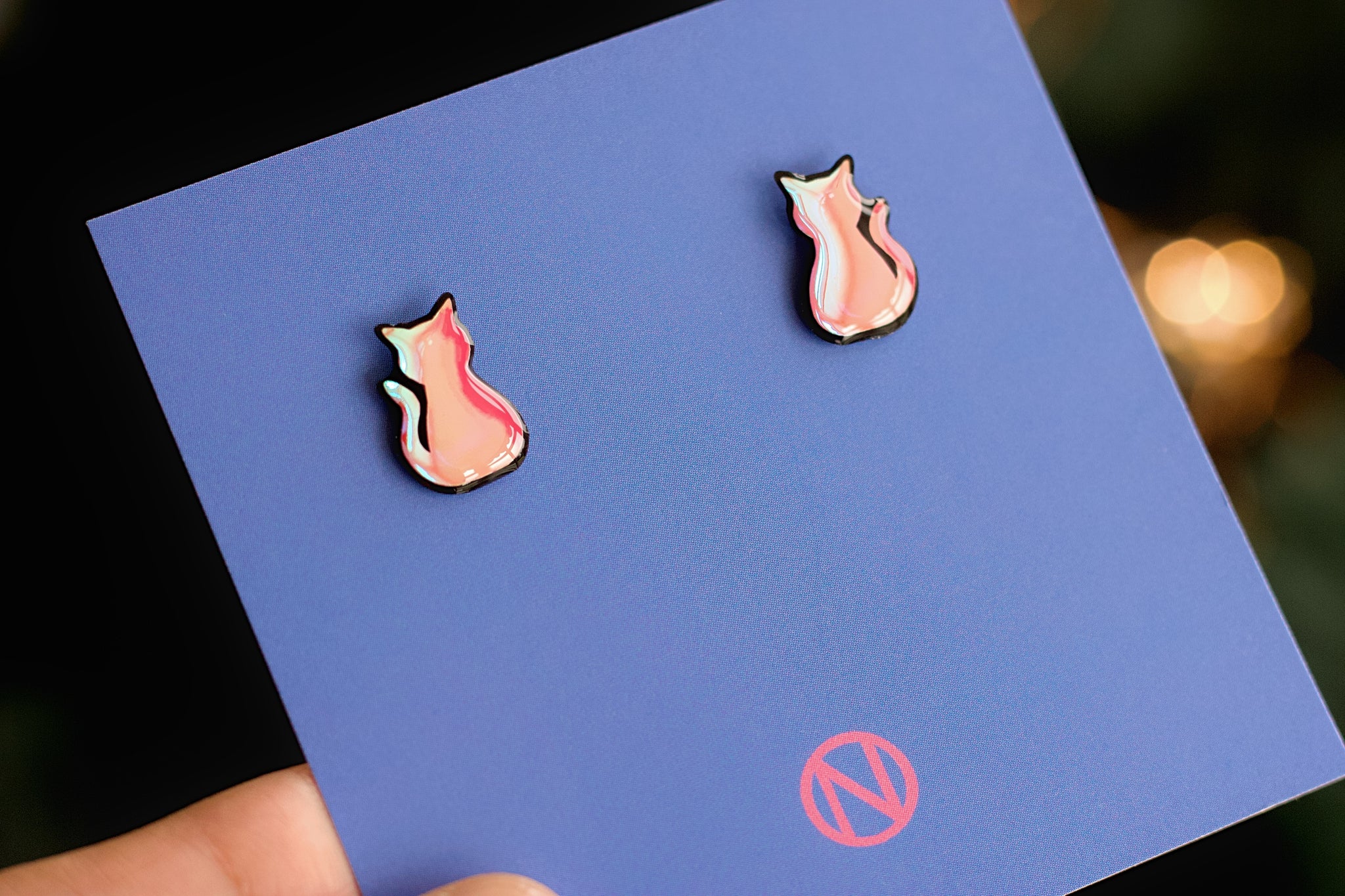 Cat Stud Earrings - Made to Order