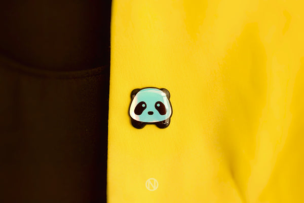 Panda Pin Brooch - Made to Order