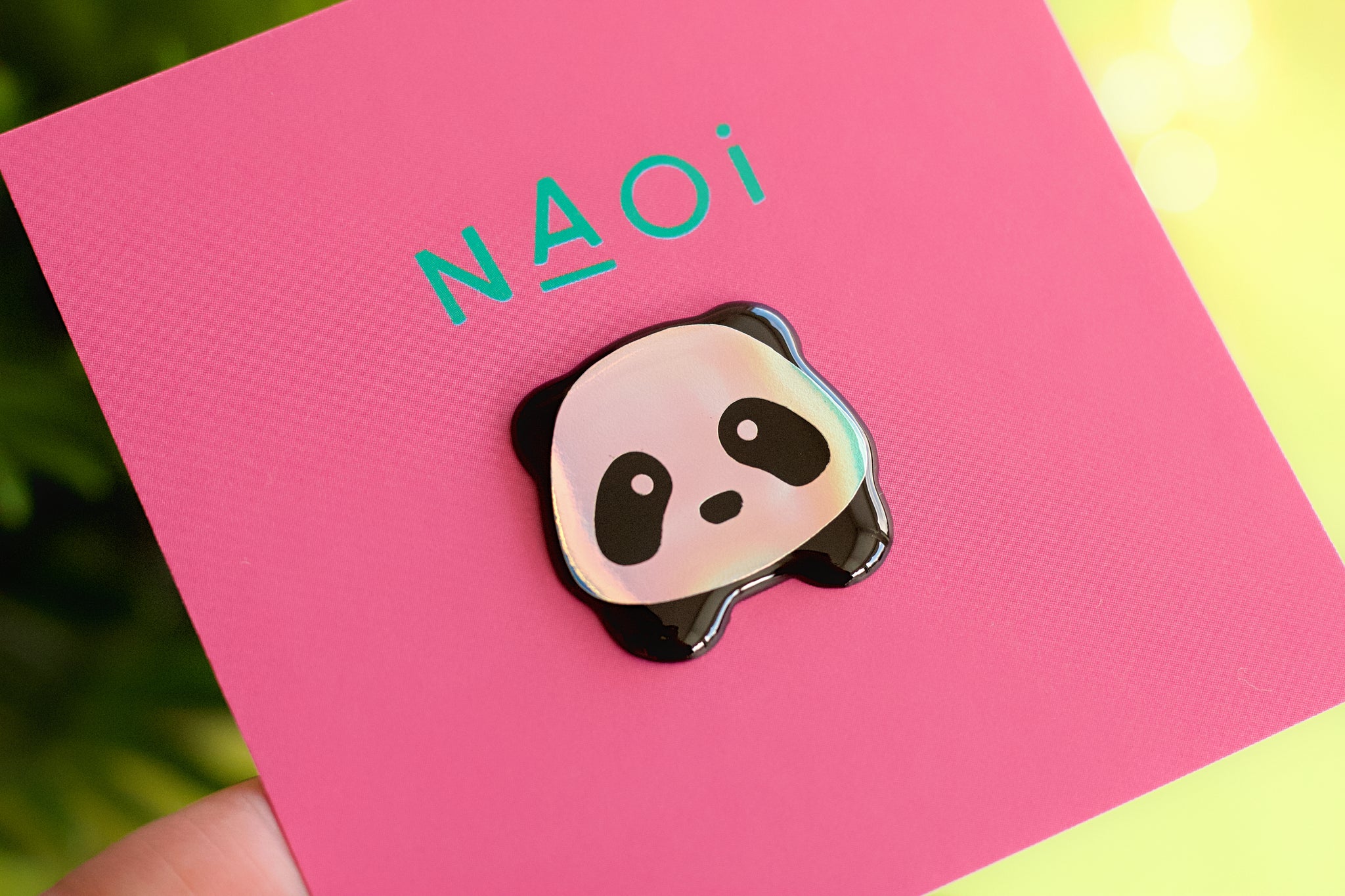 Panda Pin Brooch - Made to Order