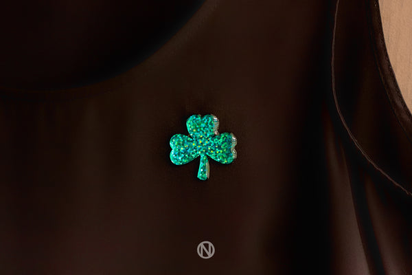 Shamrock Pin Brooch - Made to Order