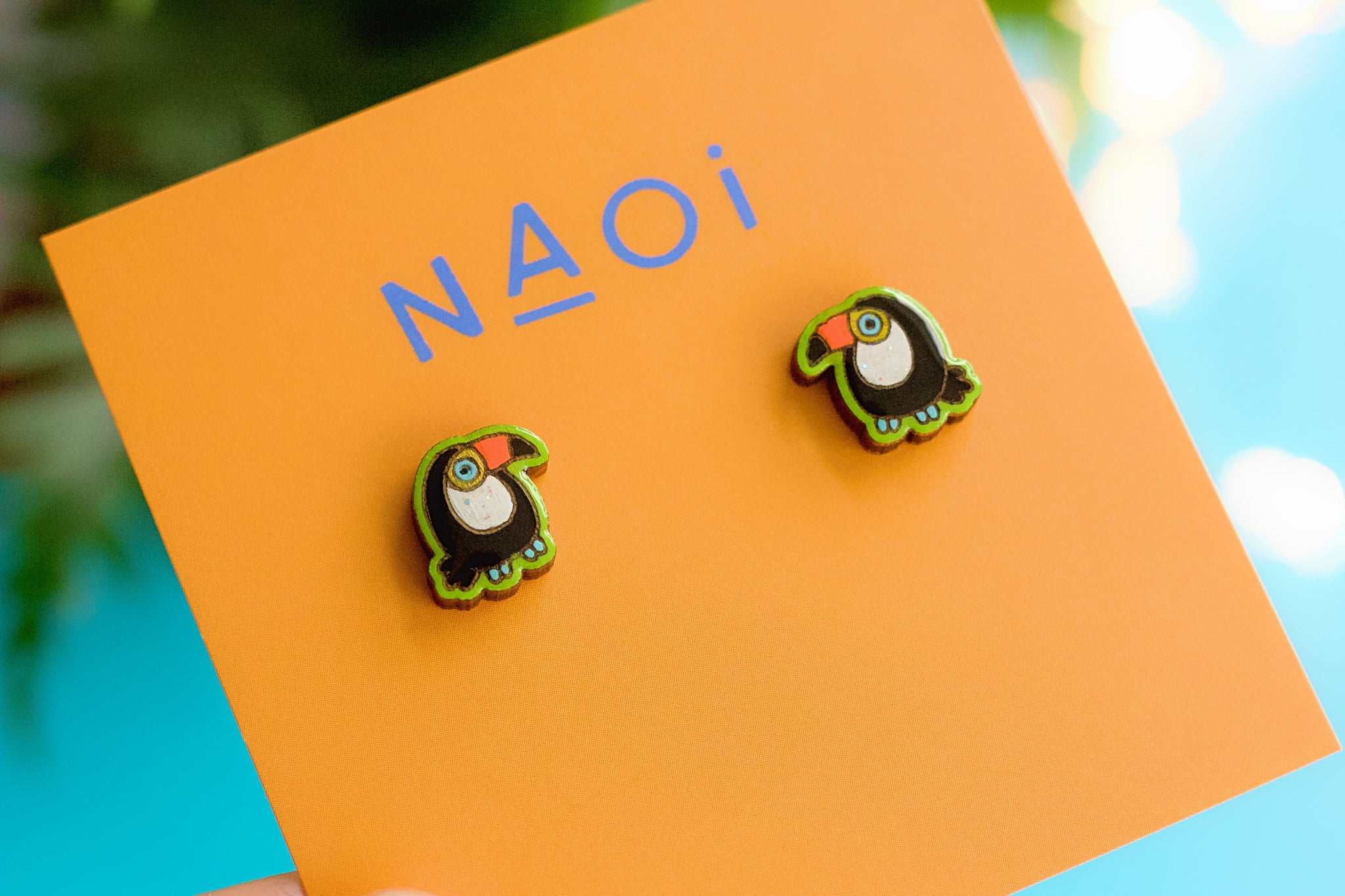 Toucan Stud Earrings