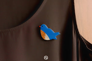 Bluebird Pin Brooch (Seconds)